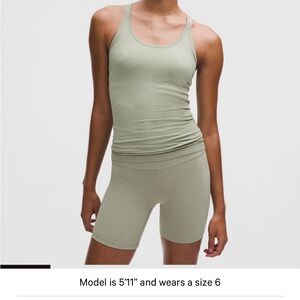 Sage Green Ribbed Tank